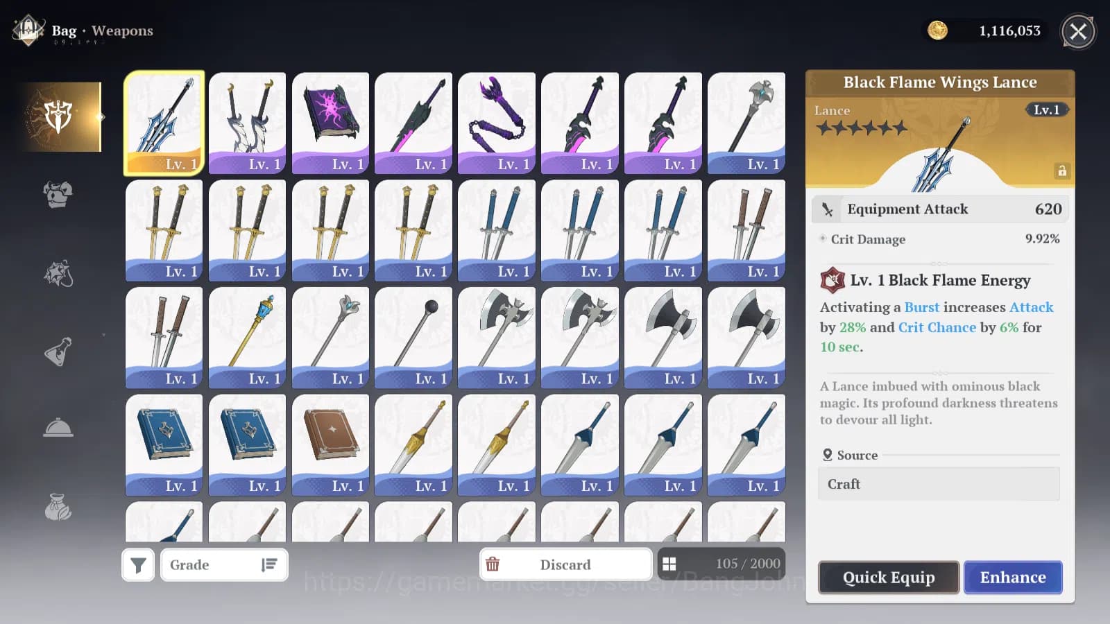 The Seven Deadly Sins: Origin Accounts NA East|FreshStarterLvl|3SSR|Escanor,Guila,mannie+ image 7