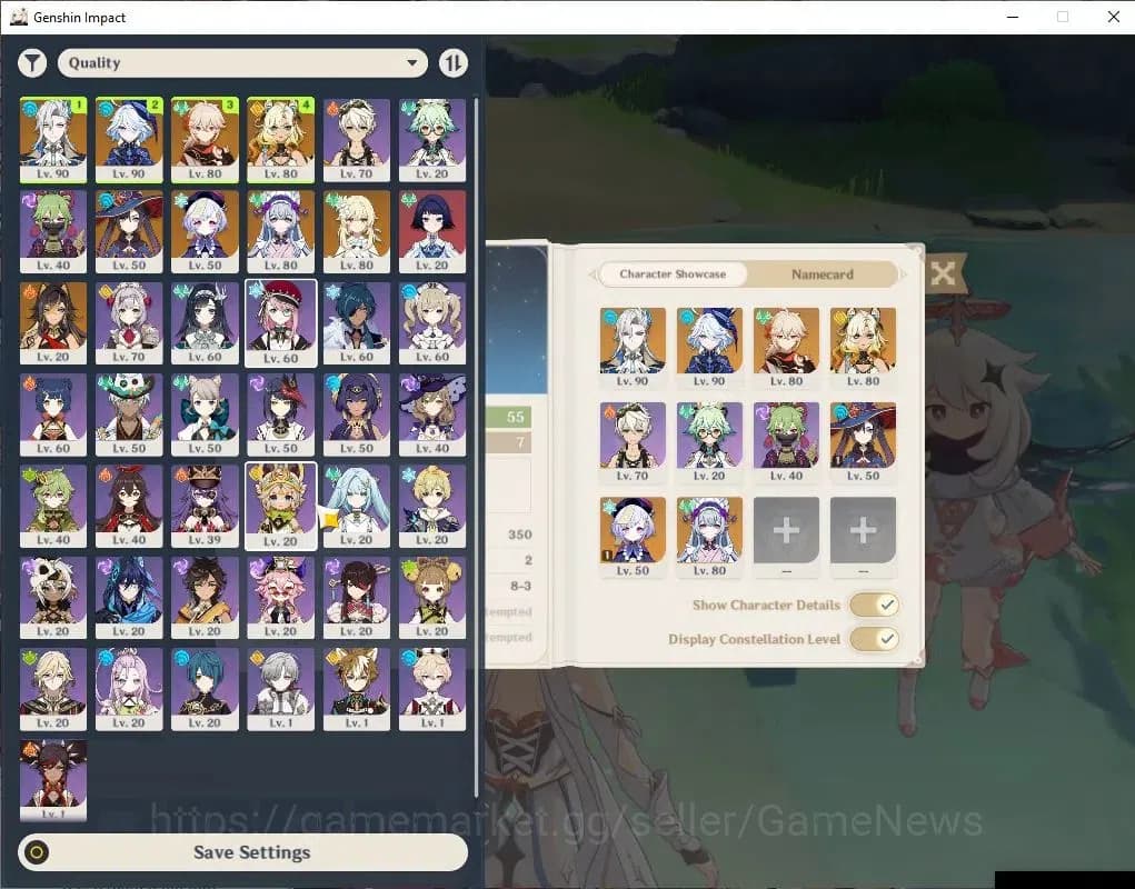 Genshin Impact Accounts Asia |AR 55|4 Limited+1(*5Wep)|Furina,Neuvilette,X image 1