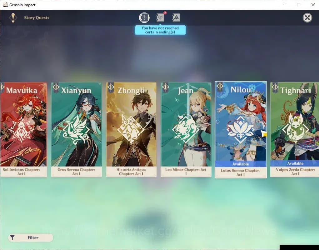 Genshin Impact Accounts Asia |AR 55|4 Limited+1(*5Wep)|Furina,Neuvilette,X image 12