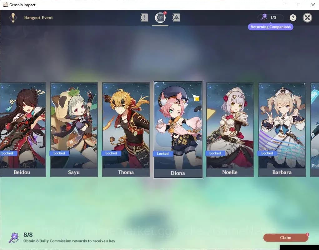 Genshin Impact Accounts Asia |AR 55|4 Limited+1(*5Wep)|Furina,Neuvilette,X image 15