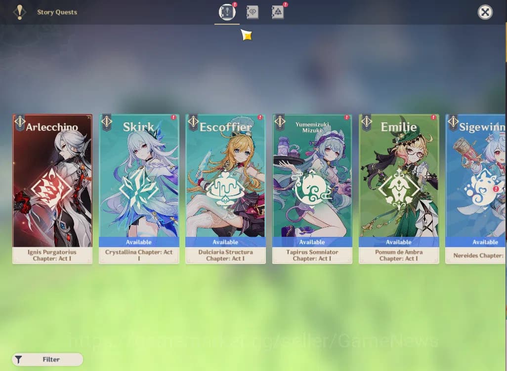 Genshin Impact Accounts ASIA|AR57|8Limited+4(*5Weapon)|Varesa,Arlecchino,F image 12