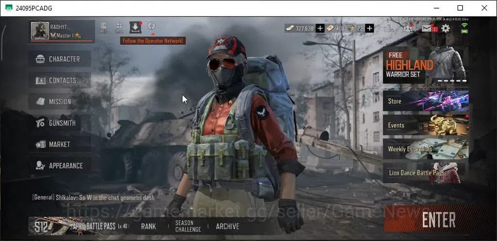 Arena Breakout Accounts MOBILE Lv30|SV 71M|CV 37M| AEk Flag,MPX Fangs,VSS image 1