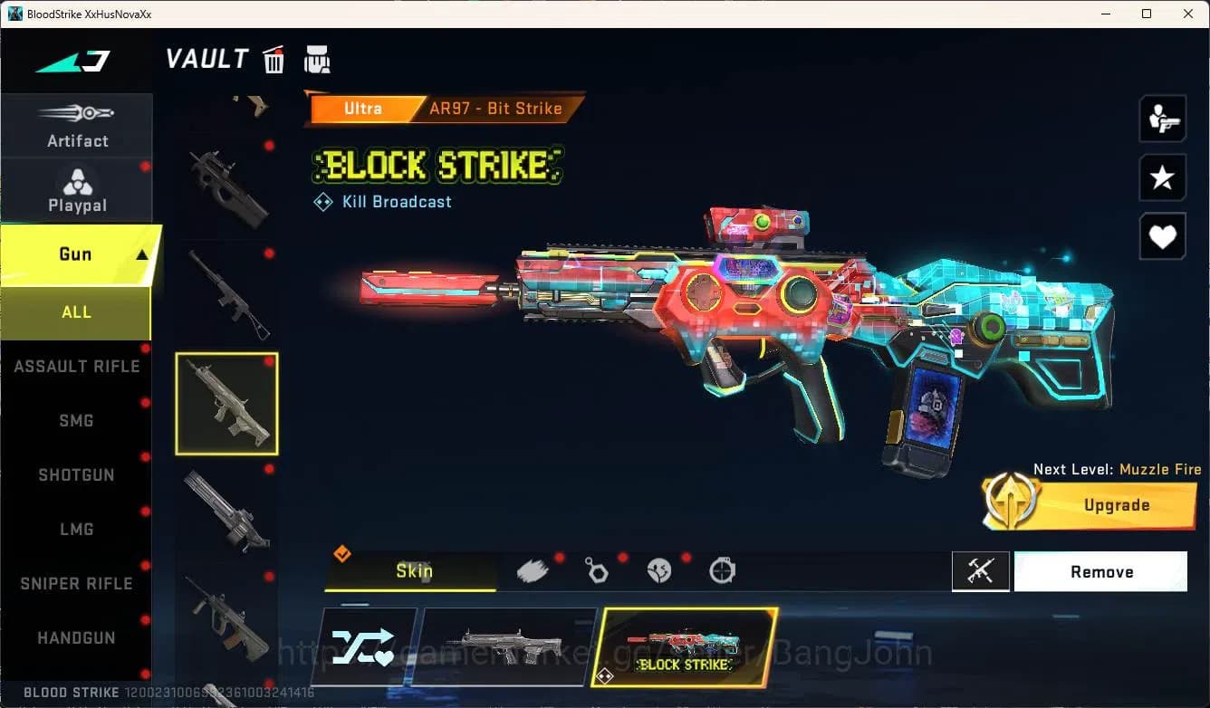 Blood Strike Accounts ASIA, eternal nova nightmare, eternal mp5, ultra v image 10