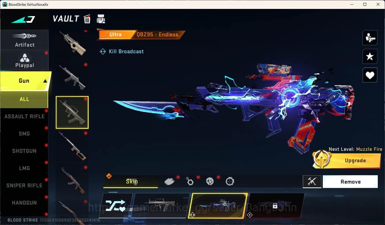 Blood Strike Accounts ASIA, eternal nova nightmare, eternal mp5, ultra v image 15