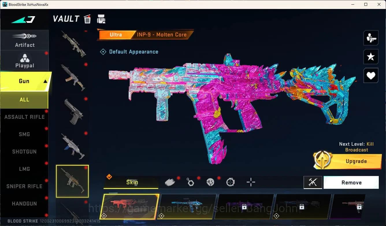 Blood Strike Accounts ASIA, eternal nova nightmare, eternal mp5, ultra v image 8