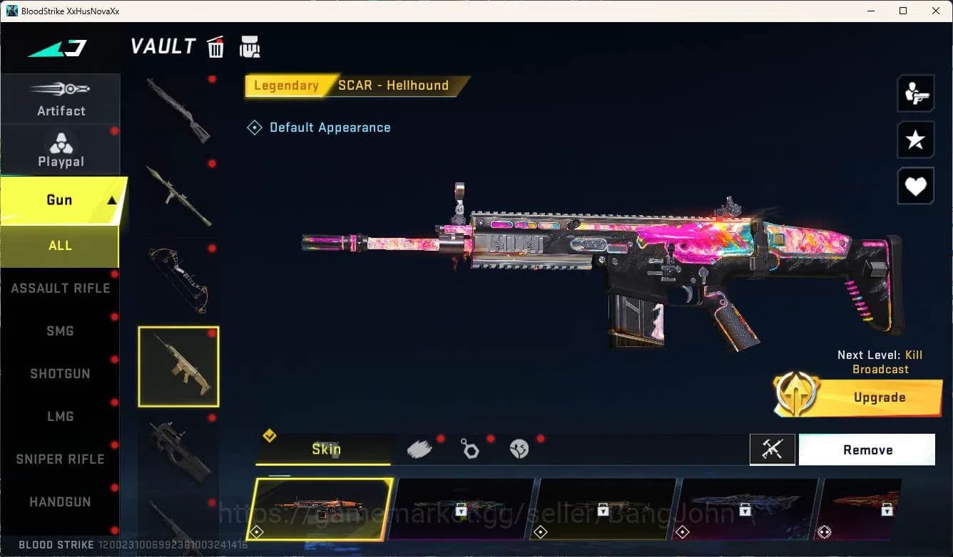 Blood Strike Accounts ASIA, eternal nova nightmare, eternal mp5, ultra v image 9