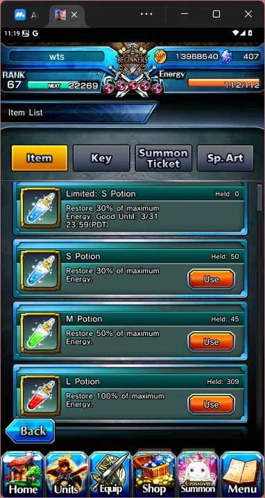 Grand Summoners Accounts GLOBAL|16 Ascend|Okarun TW,SummerMiyu,Chloe,Kirisa image 3