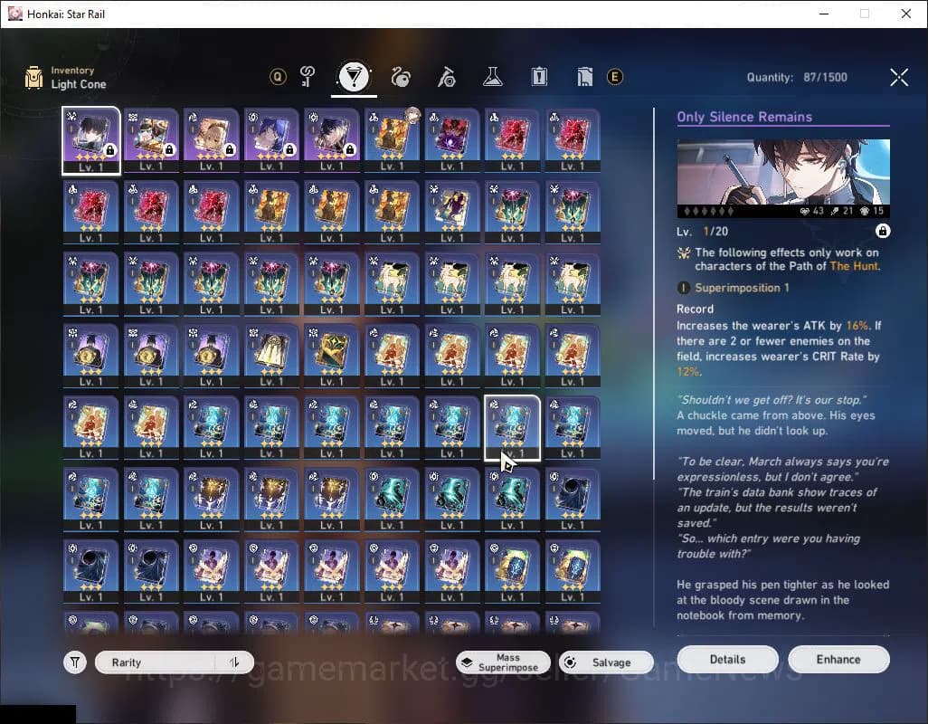 Honkai Star Rail Accounts ASIA|TL 3|Selector B5 ON+3 Golden Companion Spirit image 7