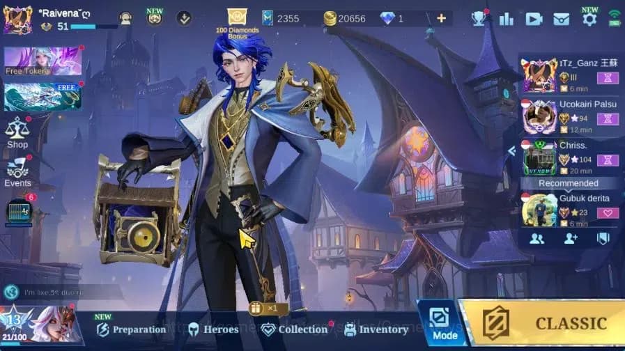 Mobile Legends: Bang Bang Accounts Hero 101|Skin 168|High Glory 55|CC Nata,LB[Granger image 1