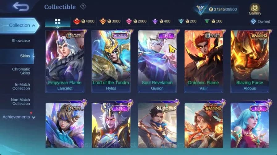 Mobile Legends: Bang Bang Accounts Hero 101|Skin 168|High Glory 55|CC Nata,LB[Granger image 10
