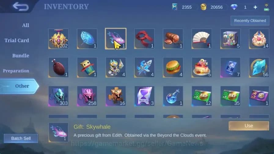 Mobile Legends: Bang Bang Accounts Hero 101|Skin 168|High Glory 55|CC Nata,LB[Granger image 20