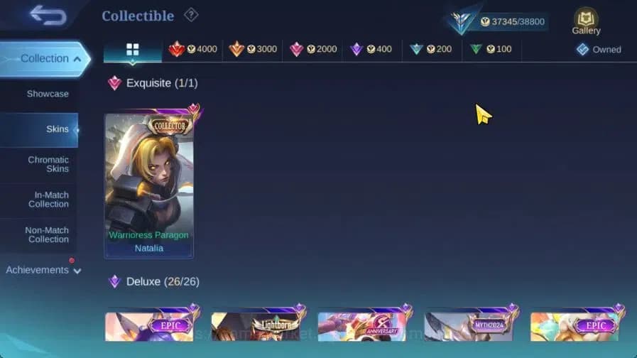 Mobile Legends: Bang Bang Accounts Hero 101|Skin 168|High Glory 55|CC Nata,LB[Granger image 6