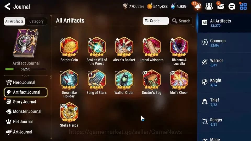 Epic Seven Accounts GLOBAL|UnVerif|6 ML (C. Lilias, Salome, B.W. Iseri image 8