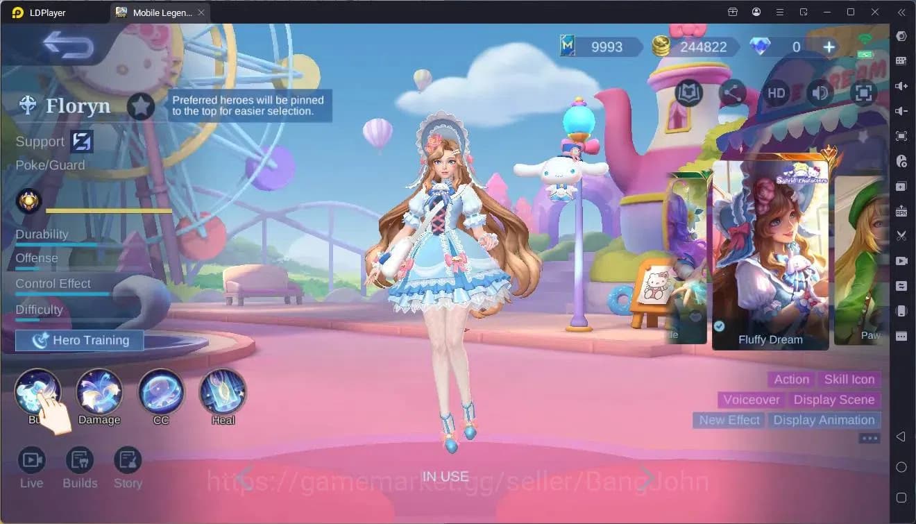 Mobile Legends: Bang Bang Accounts Global|Hero 117|Skin 284|Exalted|Legend Lesley|Duc image 1