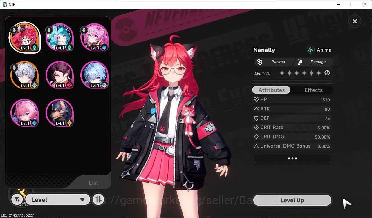 Neverness to Everness Accounts NA | STARTER FRESH Lvl 3 | Nanaly (NTE060B) image 2