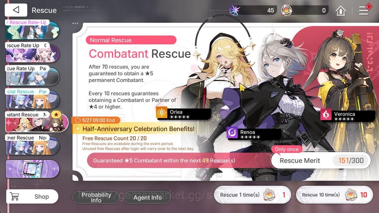 Chaos Zero Nightmare Accounts GLOBAL Lv52|5 SSR[HeidemarieM1,ChizuruM1,Veronica, image 2