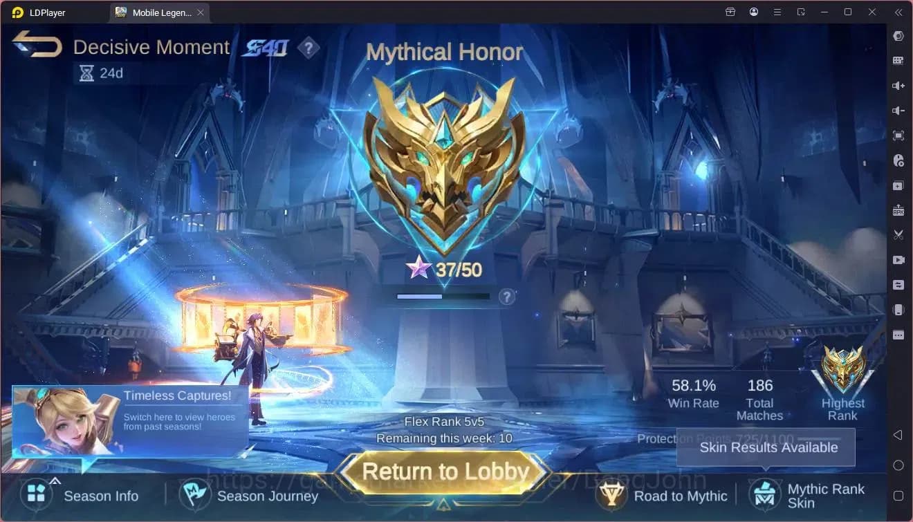 Mobile Legends: Bang Bang Accounts Global|Hero 132|Skin 225|Expert|Sparkle Fredrin|Me image 1