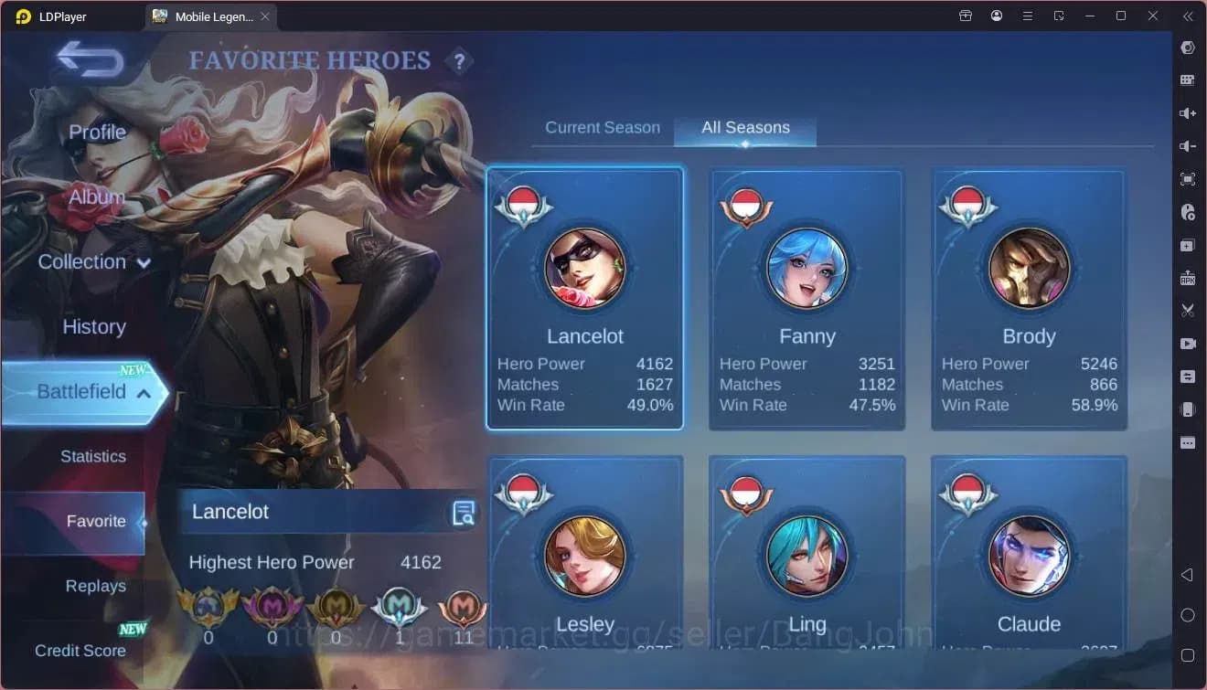 Mobile Legends: Bang Bang Accounts Global|Hero 132|Skin 225|Expert|Sparkle Fredrin|Me image 18