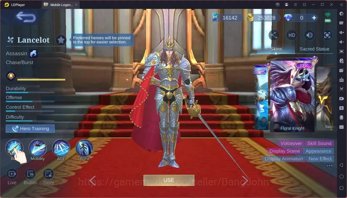 Mobile Legends: Bang Bang Accounts Global|Hero 132|Skin 225|Expert|Sparkle Fredrin|Me image 4