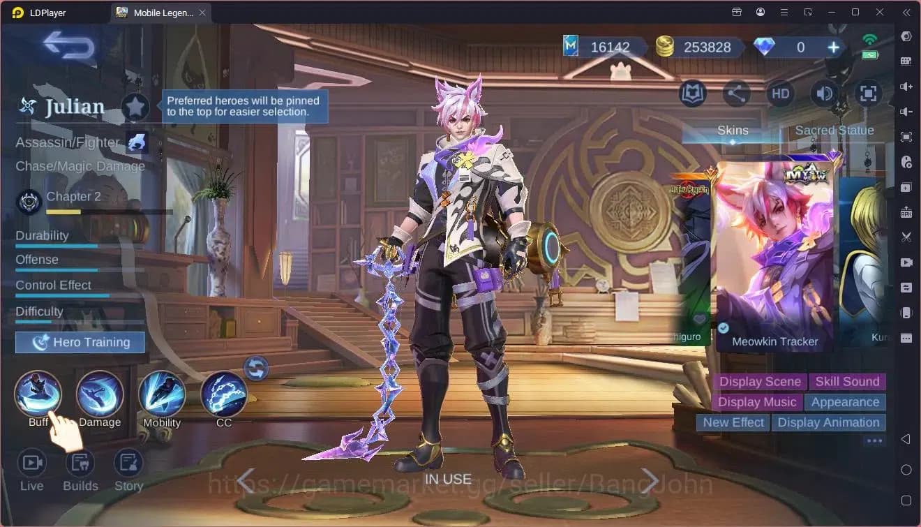 Mobile Legends: Bang Bang Accounts Global|Hero 132|Skin 225|Expert|Sparkle Fredrin|Me image 8