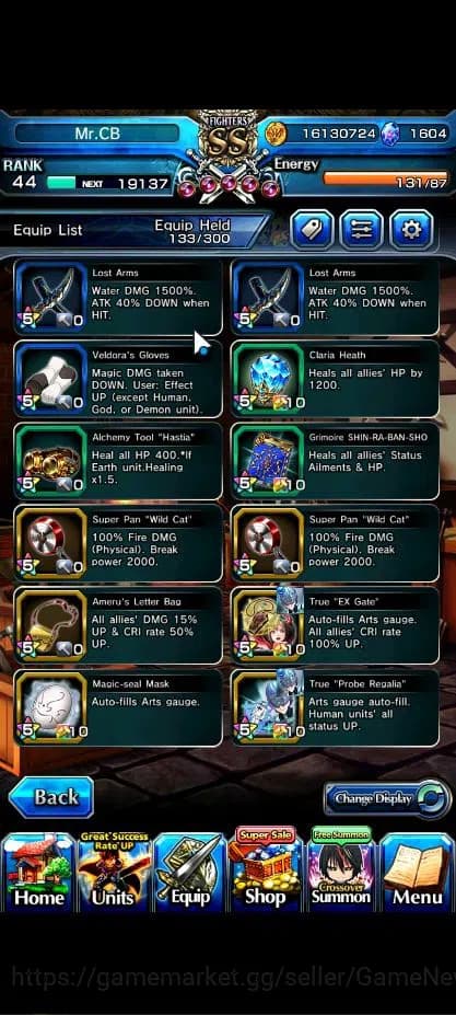 Grand Summoners Accounts Global|Rank 44|7 Asc+ 1 TW|Inumuta+TW,2x S Miyu,Ch image 11