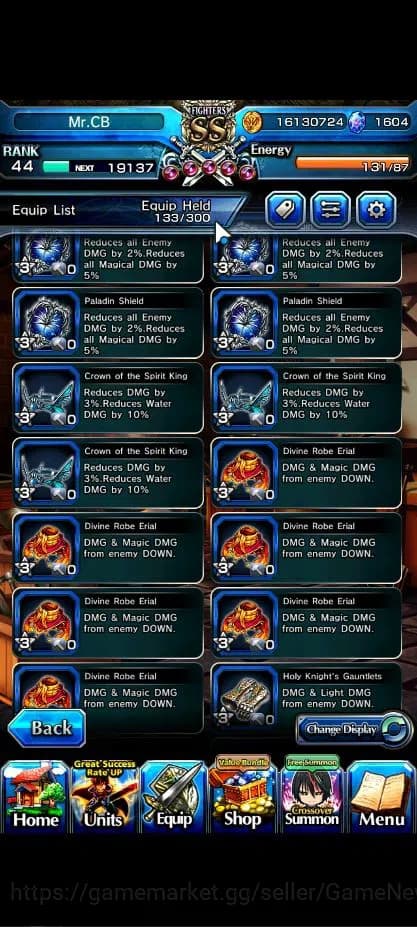 Grand Summoners Accounts Global|Rank 44|7 Asc+ 1 TW|Inumuta+TW,2x S Miyu,Ch image 17