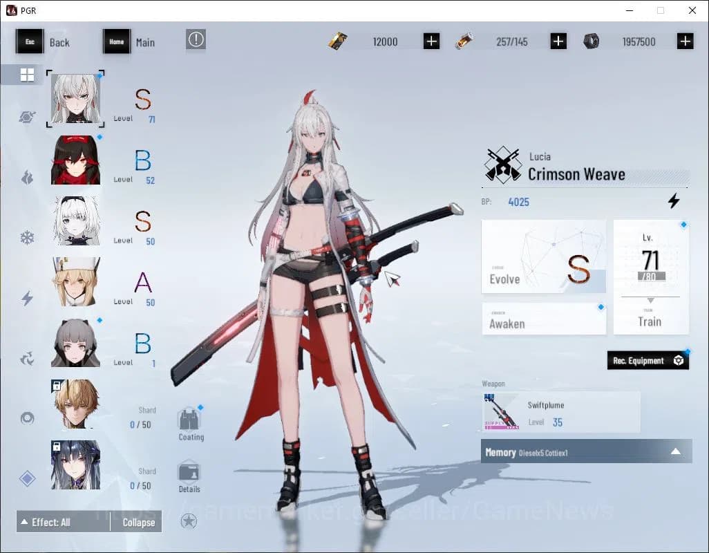 Punishing: Gray Raven Accounts EU | Lv 46 | Ready Gacha | 12K BC+2,6K YC+8,9K Blu image 3