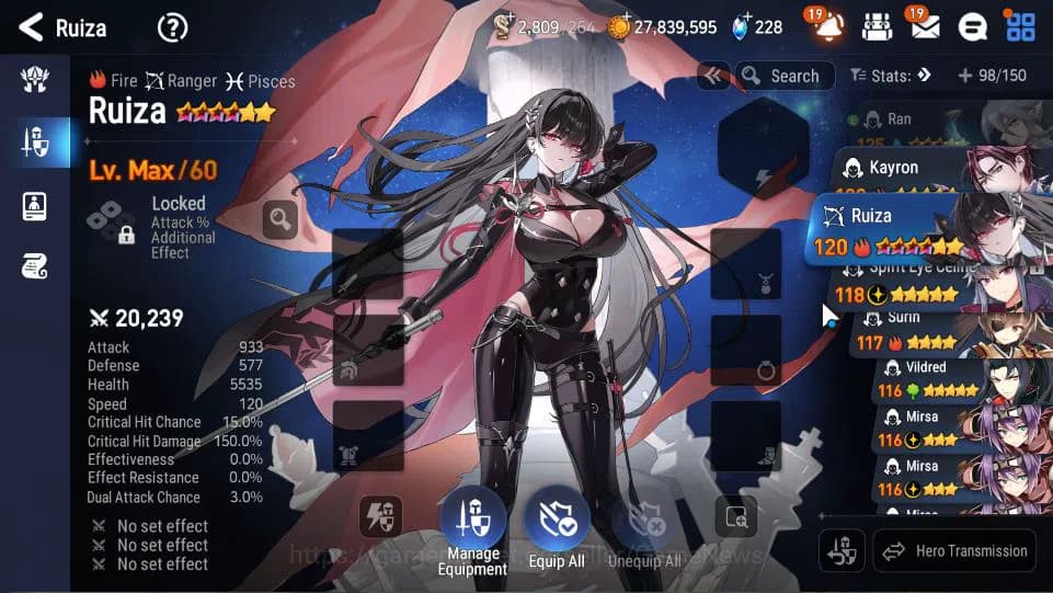 Epic Seven Accounts GLOBAL VERIF|New Era|8 ML(LOT Scales,BW Iseria,Zio image 5