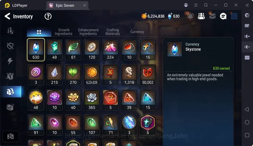 Epic Seven Accounts Global | Monarch Iseria | Fenne | Saria | Tieria | image 8