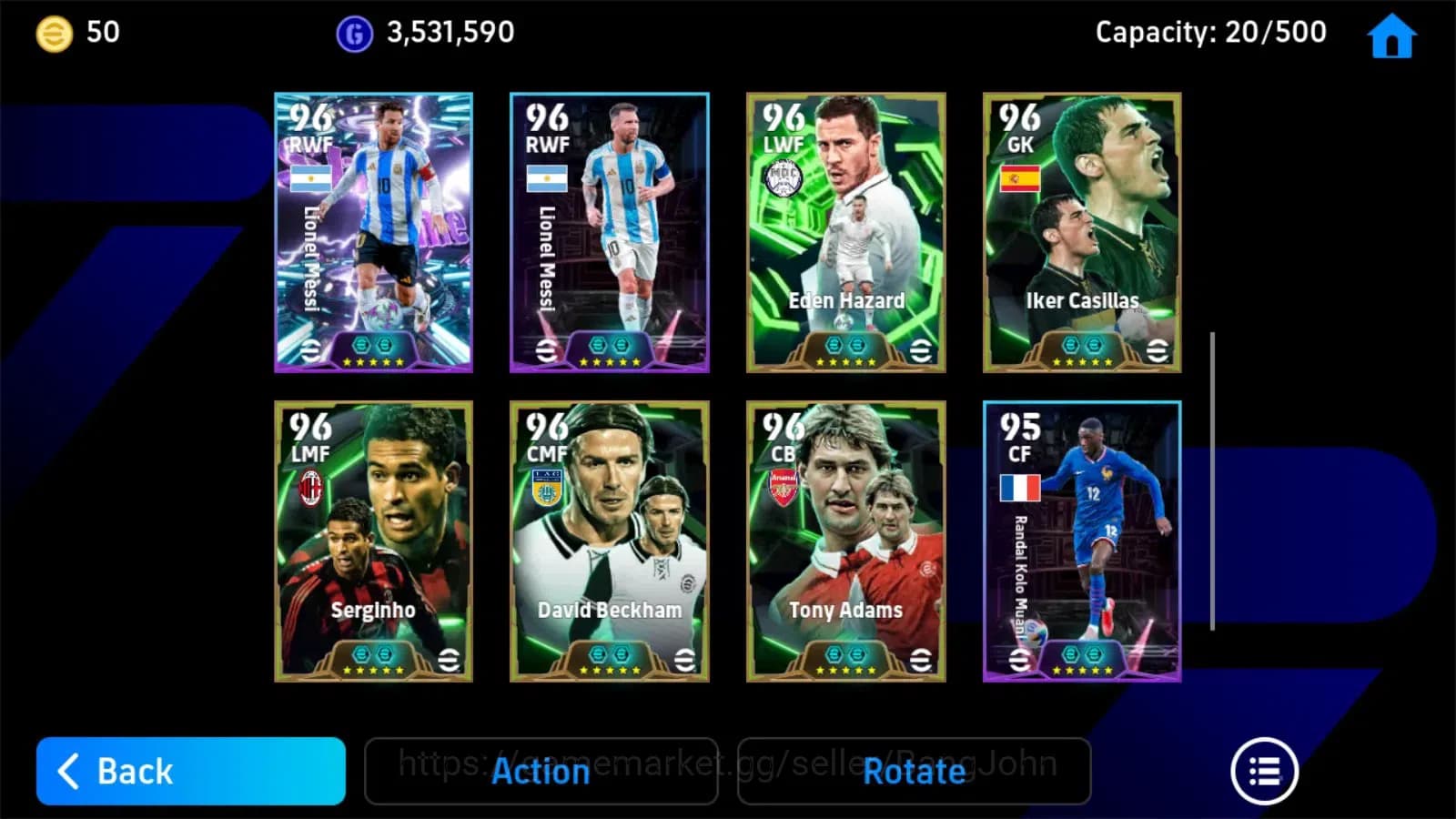 eFootball Accounts ANDROID|PW 3184|Pepe epic,Rooney epic,platini tsub image 3