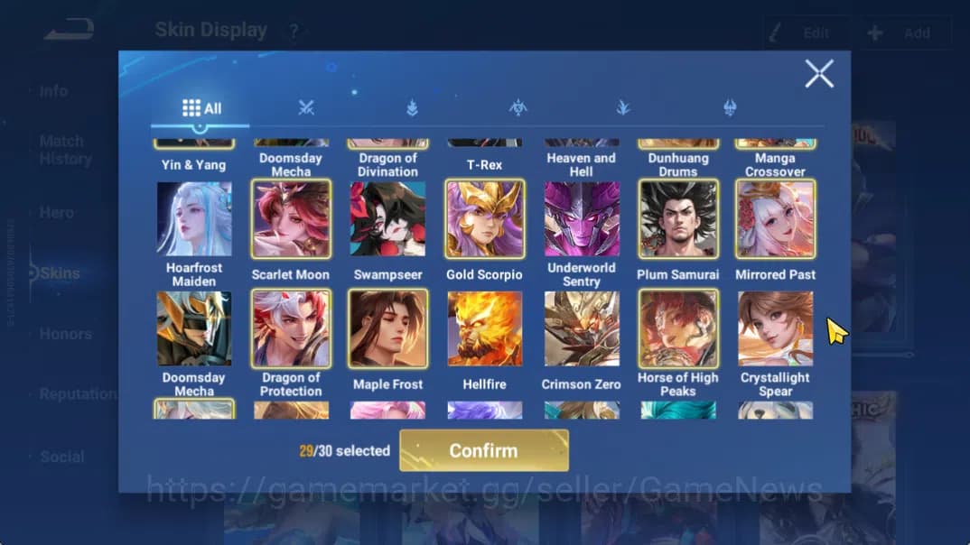 Honor of Kings Accounts Hero112 Skin311|Seiya(Mozi,Darma,HouYi),Ultraman,F image 16