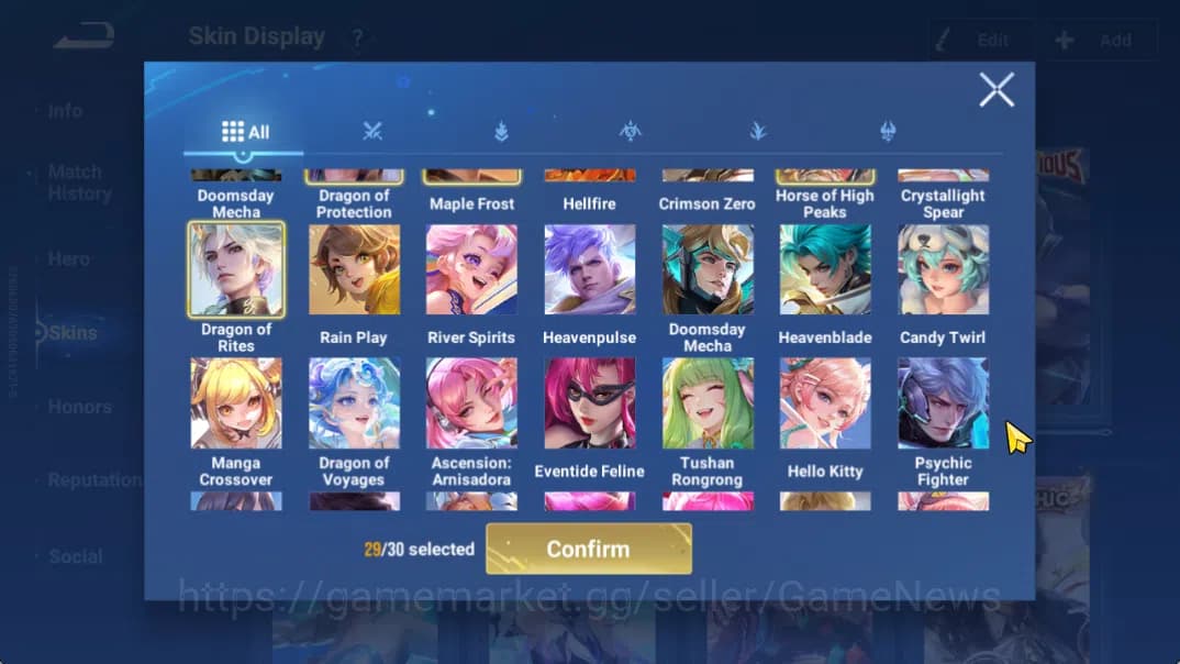 Honor of Kings Accounts Hero112 Skin311|Seiya(Mozi,Darma,HouYi),Ultraman,F image 17