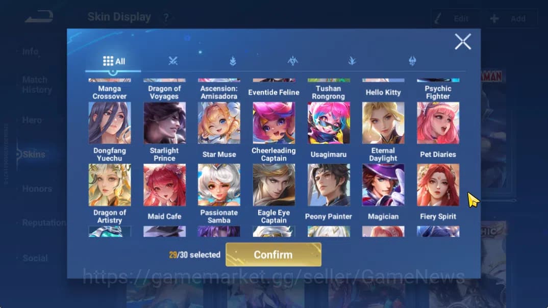 Honor of Kings Accounts Hero112 Skin311|Seiya(Mozi,Darma,HouYi),Ultraman,F image 18