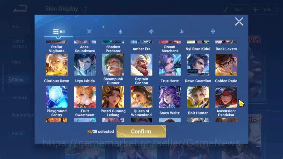 Honor of Kings Accounts Hero112 Skin311|Seiya(Mozi,Darma,HouYi),Ultraman,F image 20