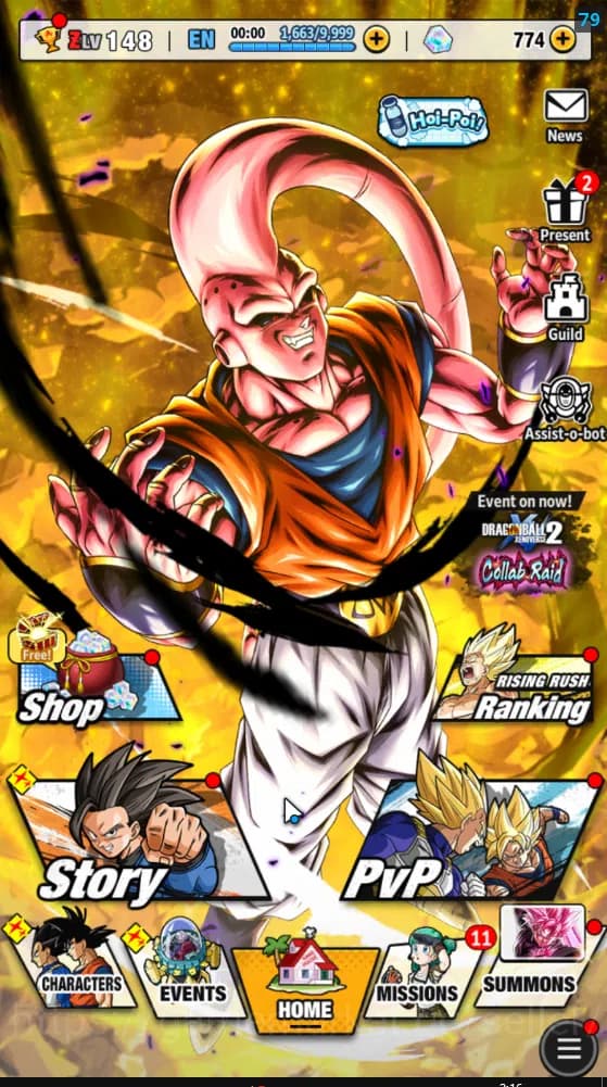 Dragon Ball Legends Accounts 142,2M Total Power|LV 148| 2UL+7LL|SS Goku(Red),Ul image 1