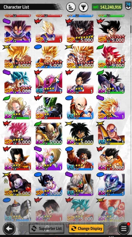Dragon Ball Legends Accounts 142,2M Total Power|LV 148| 2UL+7LL|SS Goku(Red),Ul image 6