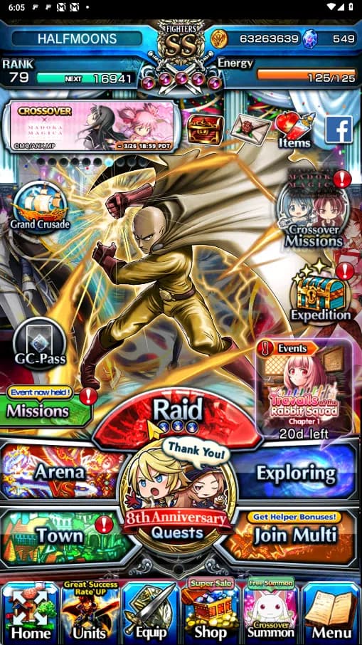 Grand Summoners Accounts GLOBAL | Ascend 18 |Sunraku , Isliid, Stark, Miyu image 1