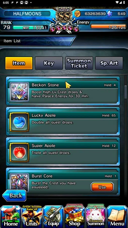 Grand Summoners Accounts GLOBAL | Ascend 18 |Sunraku , Isliid, Stark, Miyu image 2