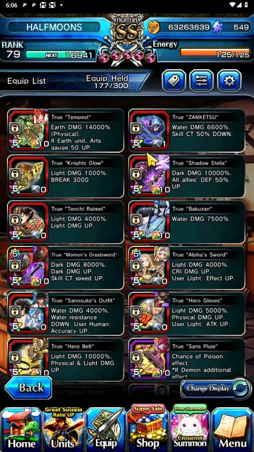 Grand Summoners Accounts GLOBAL | Ascend 18 |Sunraku , Isliid, Stark, Miyu image 6