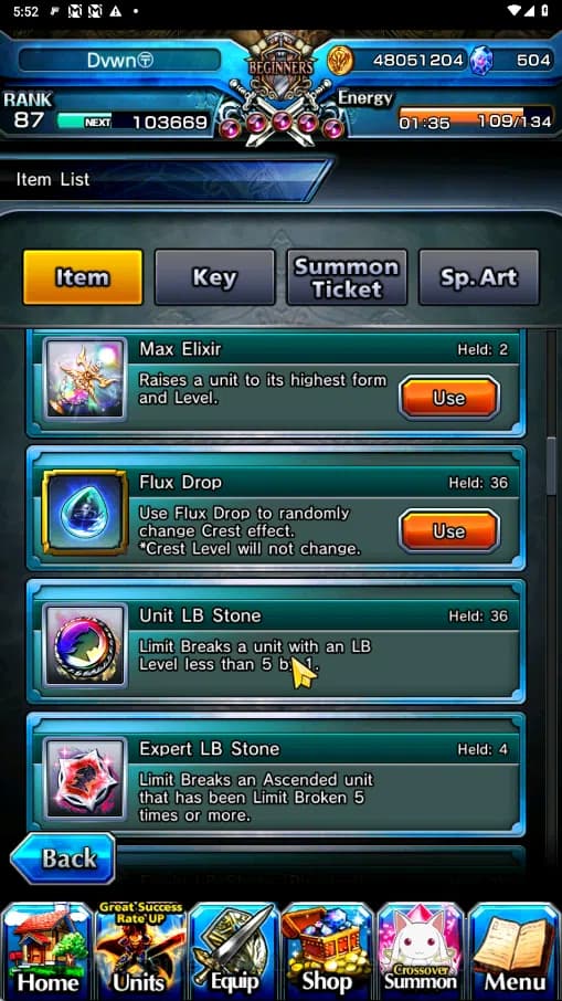 Grand Summoners Accounts GLOBAL | Ascend 14 | Houka TW, Mako TW, Fen,Summer image 3