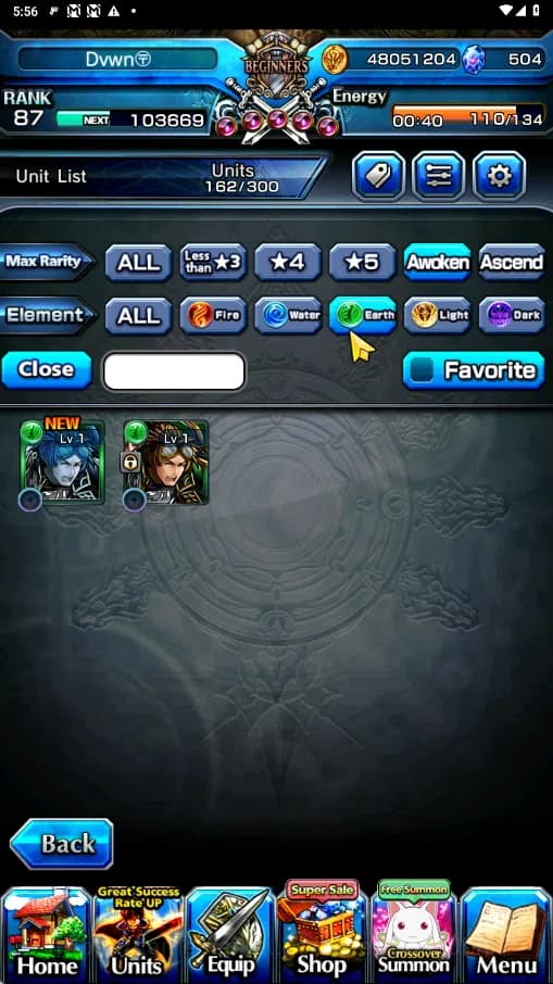 Grand Summoners Accounts GLOBAL | Ascend 14 | Houka TW, Mako TW, Fen,Summer image 7