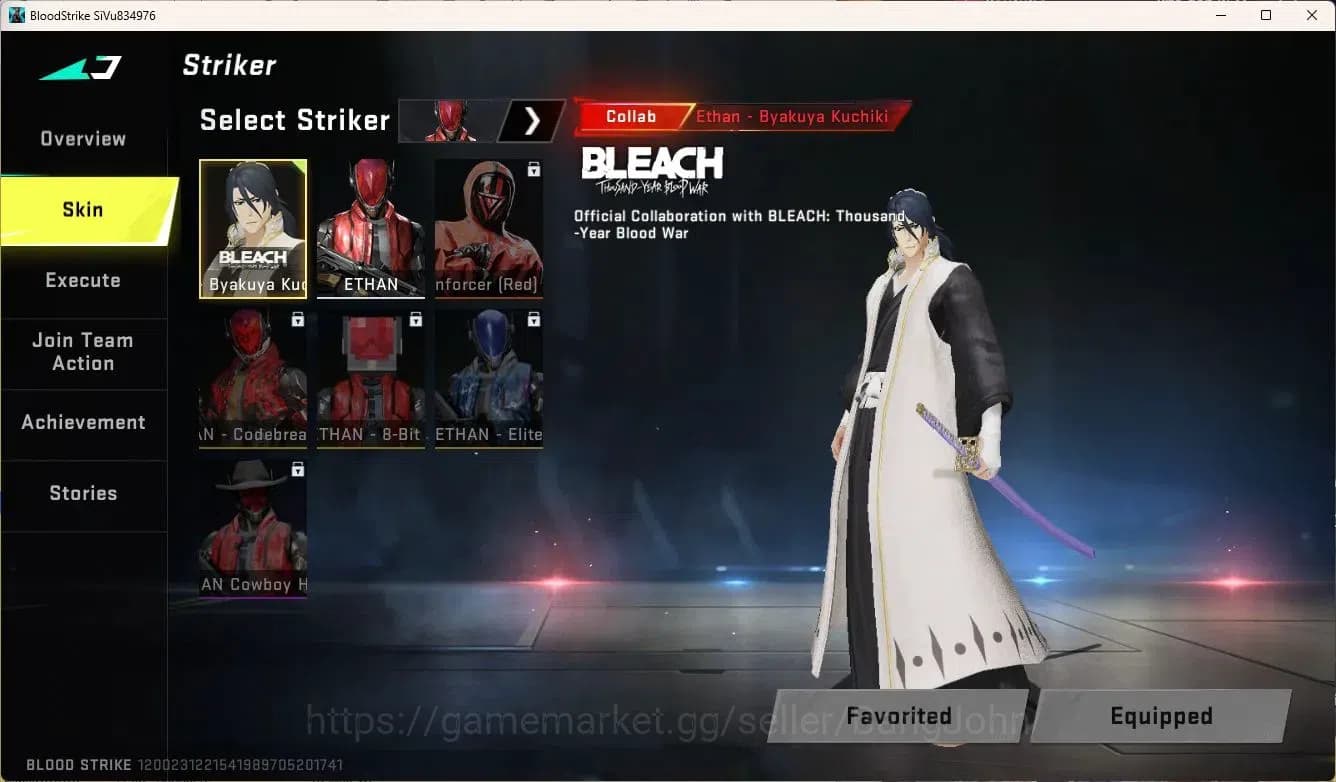Blood Strike Accounts ASIA | 1 BLEACH Melee | 4 BLEACH Chests | Ultra QB image 2