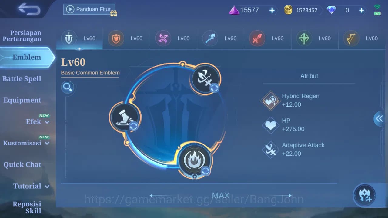Mobile Legends: Bang Bang Accounts Hero 131 Skin 374 | Legend Johnson | Vessel Benede image 13