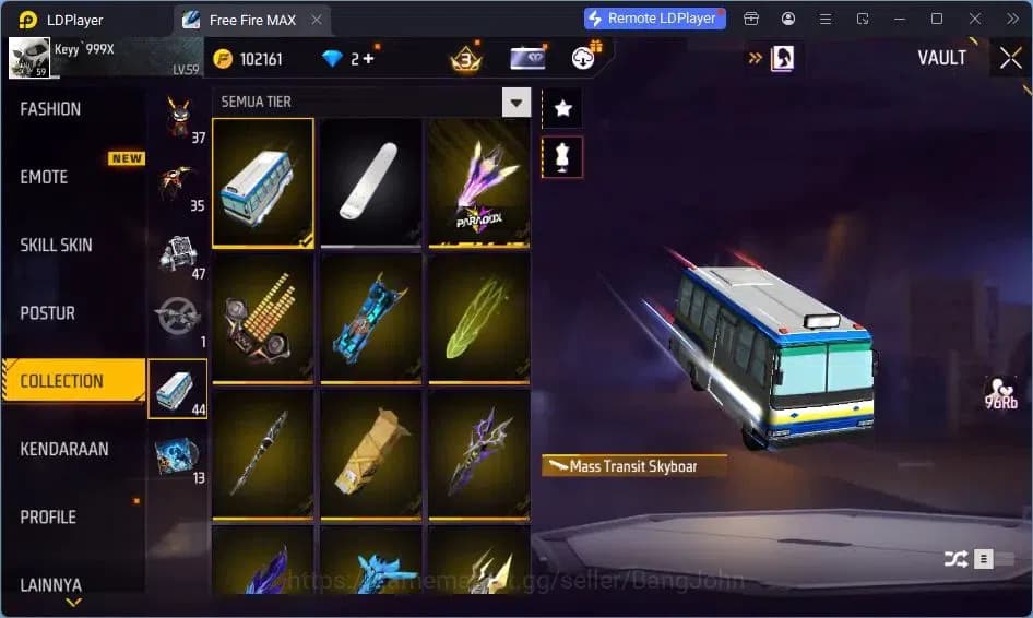 Free Fire Accounts Indonesia | Vault 183| SG Trompet| SG Streling| Ka image 10