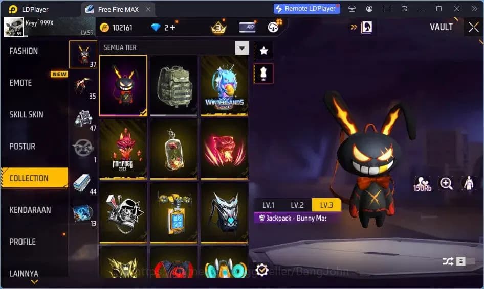 Free Fire Accounts Indonesia | Vault 183| SG Trompet| SG Streling| Ka image 13