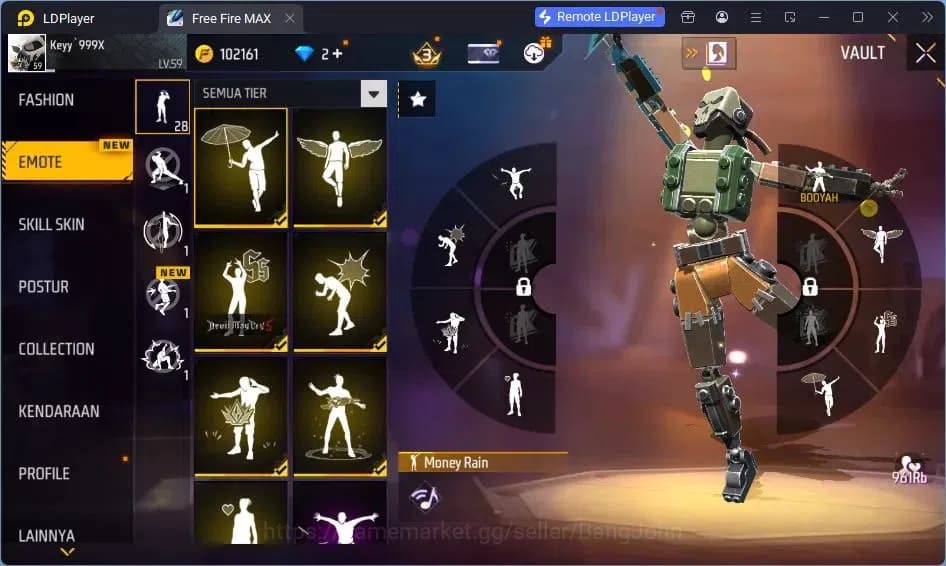 Free Fire Accounts Indonesia | Vault 183| SG Trompet| SG Streling| Ka image 14