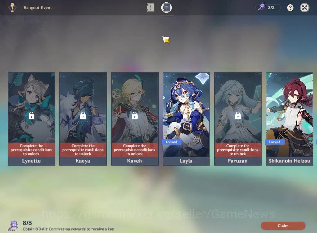 Genshin Impact Accounts ASIA|AR56|9Limited+3(*5WEP)|Neuvillette,Escoffier, image 4