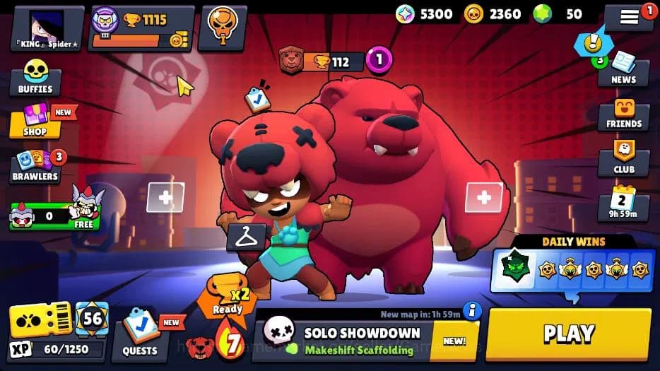 Brawl Stars Accounts 1115 Trophy|5K Bling 50 Gem|14 Brawlers 3 Max Lvl image 1
