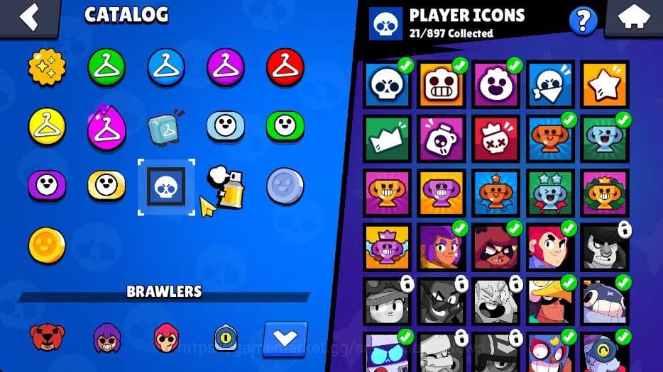 Brawl Stars Accounts 1115 Trophy|5K Bling 50 Gem|14 Brawlers 3 Max Lvl image 10
