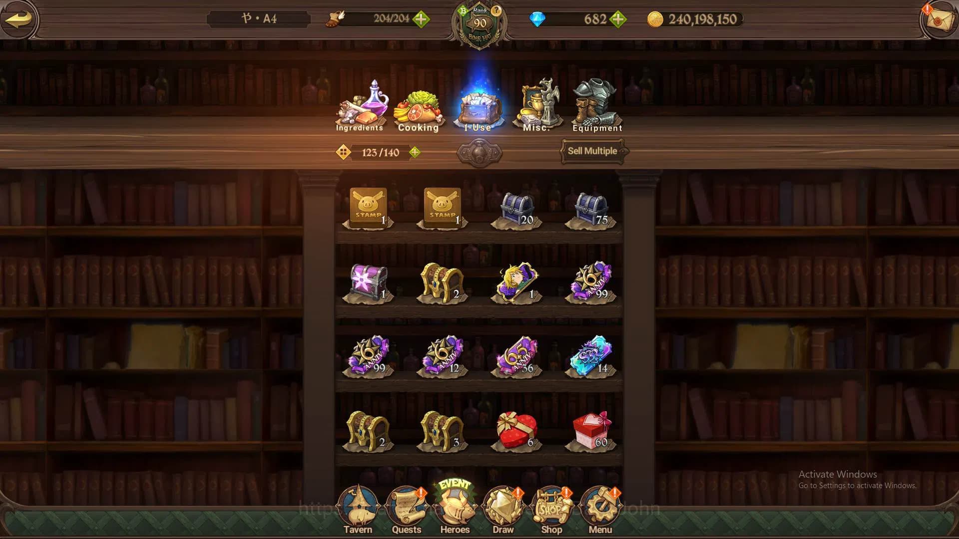 The Seven Deadly Sins: Grand Cross Accounts ASIA|793k CC|DM 682|1LR ELizabeth|UR Sabunak, Demo image 6